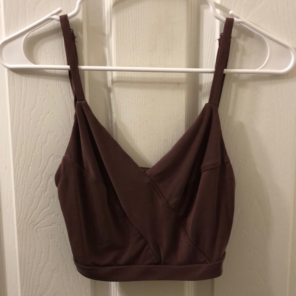 Two piece crop top and skort set